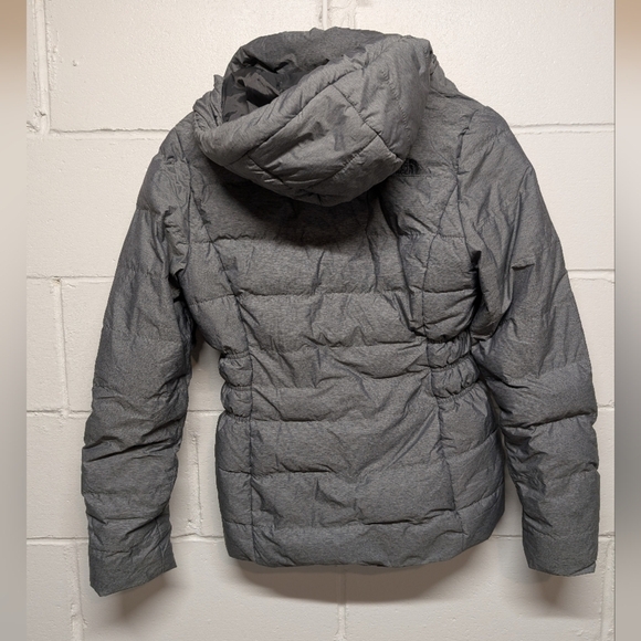 THE NORTH FACE (Women's XS) 550 Down Fill Puffer Gotham Jacket Gray - Picture 7 of 10